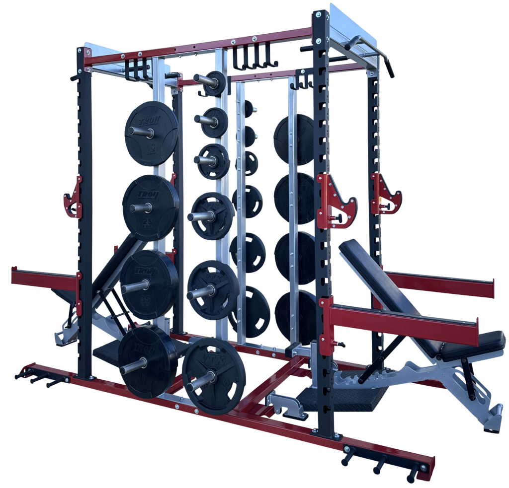 Double Rack Gym Red Zone Strength Collegiate Double Rack - Red Zone Strength
